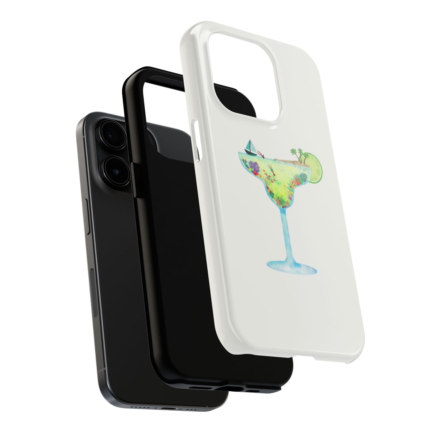 Glossy Phone Case, Summer Phone Case, Cute, Glossy Phone Case, Coastal Summer