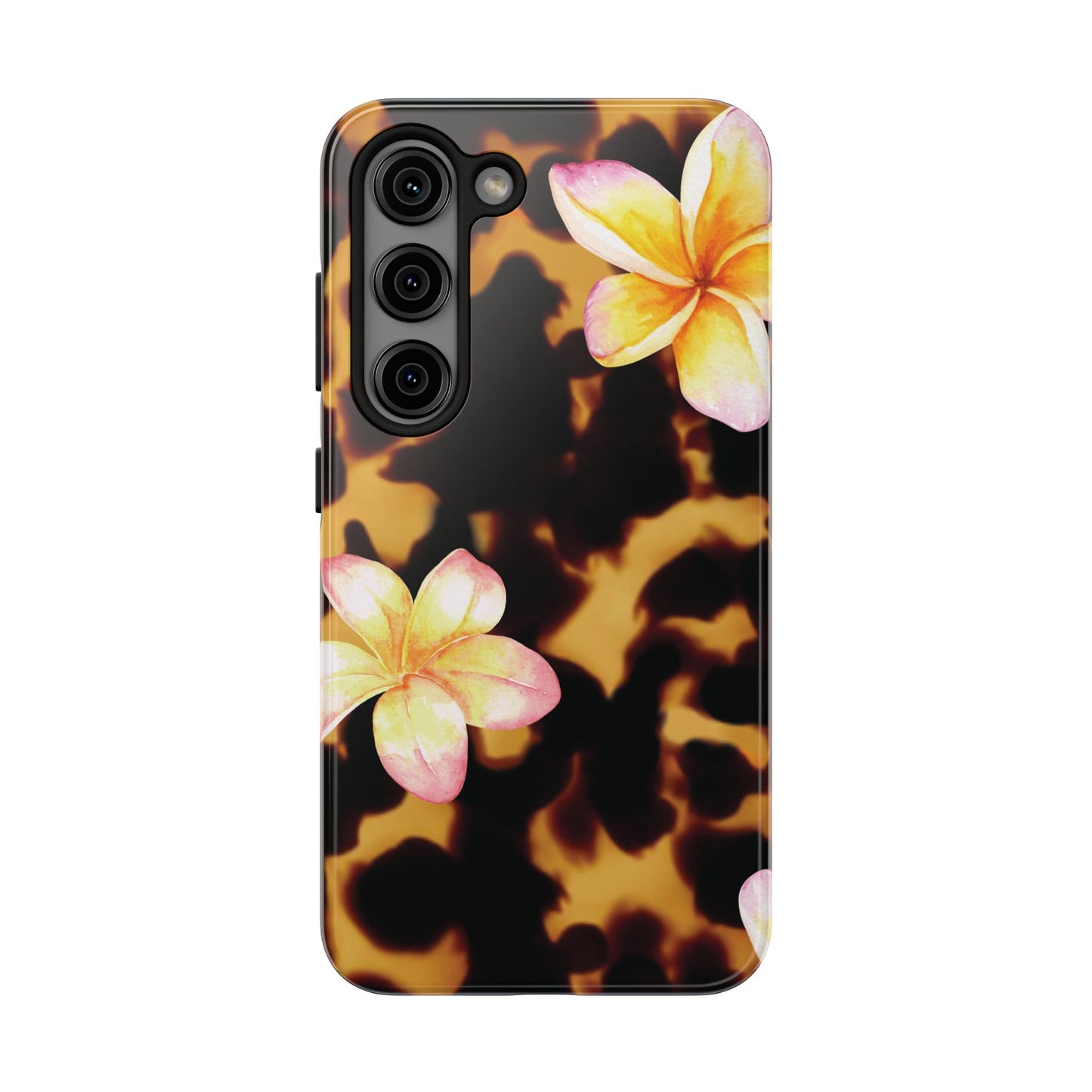Tortoise Shell Flower Phone Case