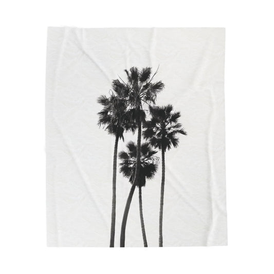 Chic Palm Tree Blanket