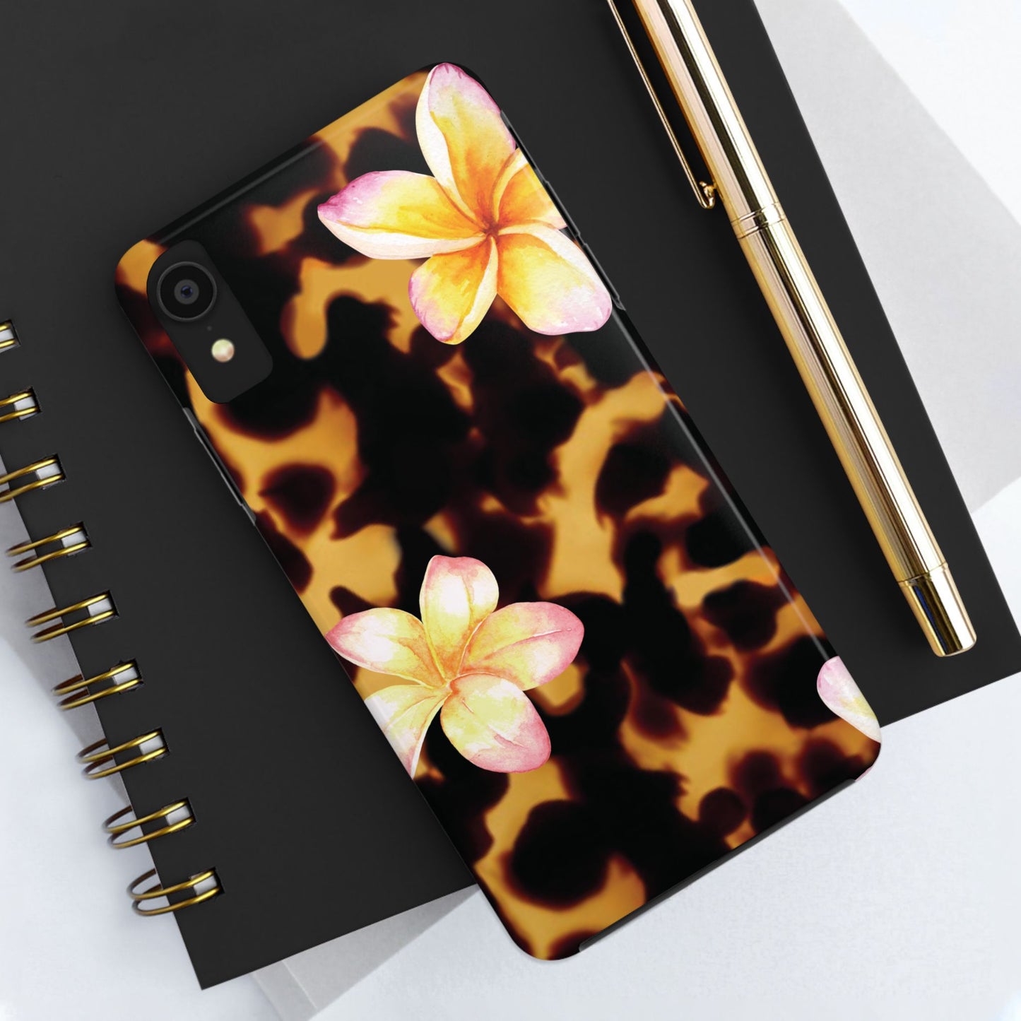 Tortoise Shell Flower Phone Case