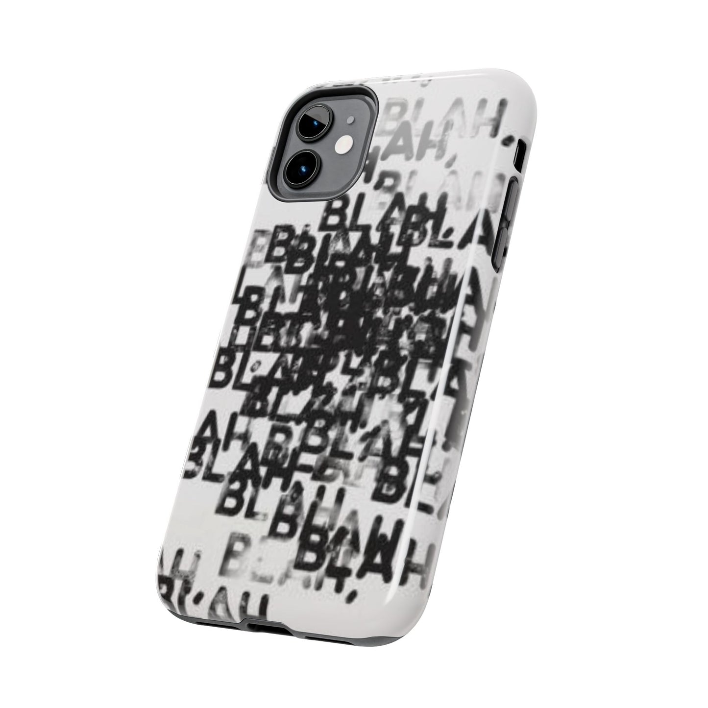 Blah Blah Blah Print Phone Case