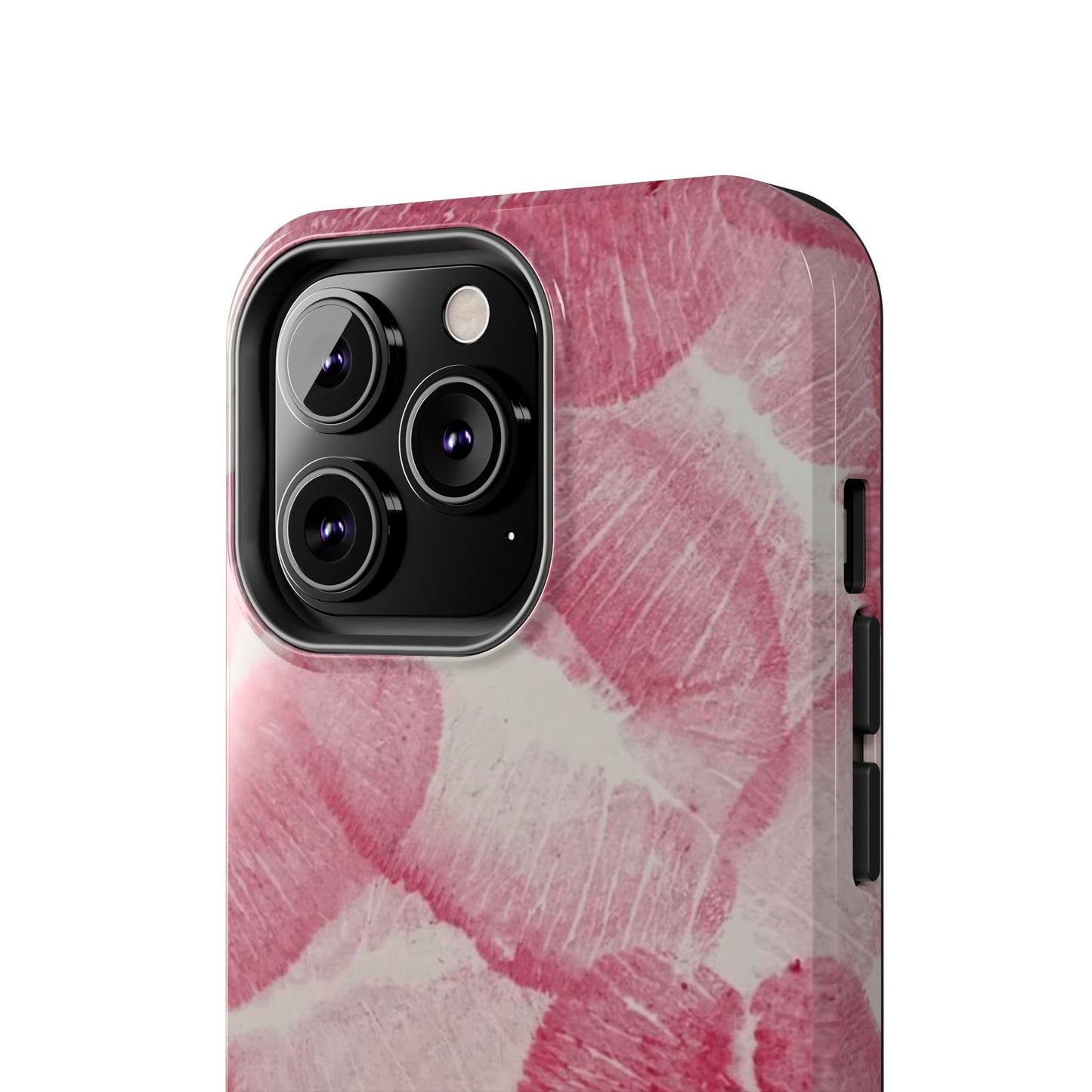 Pink Kiss Lipstick Fashion Aesthetic Glossy Phone Case