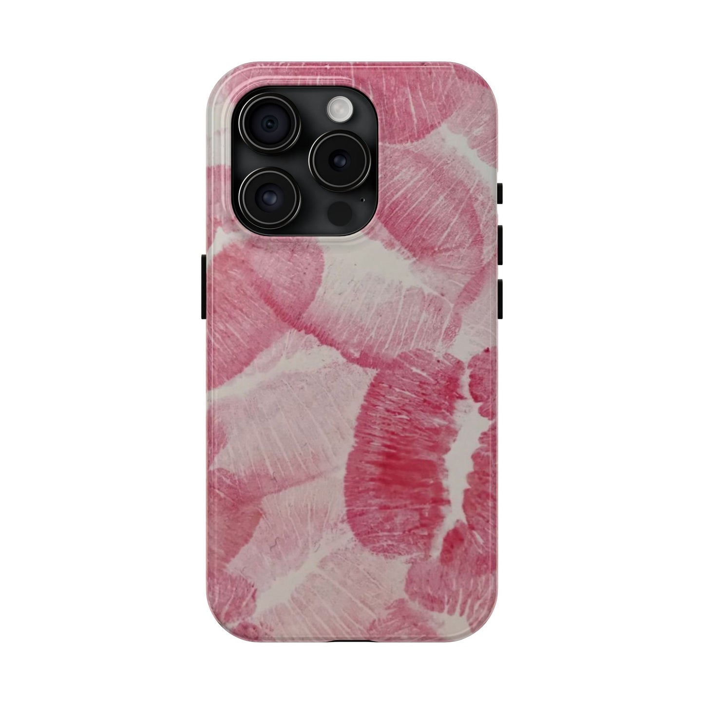 Pink Kiss Lipstick Fashion Aesthetic Glossy Phone Case