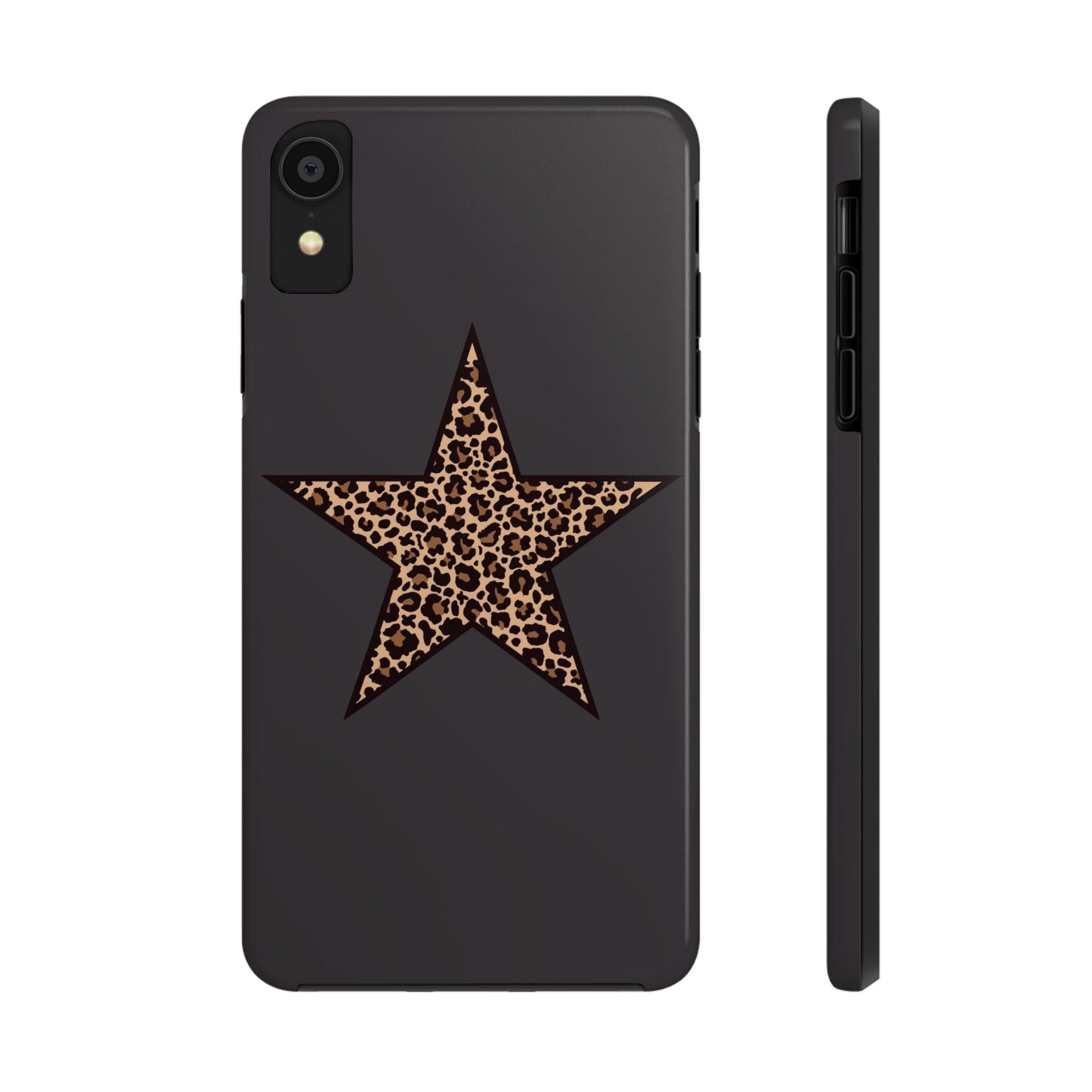 Cheetah Print Star Scandi Style Phone Case