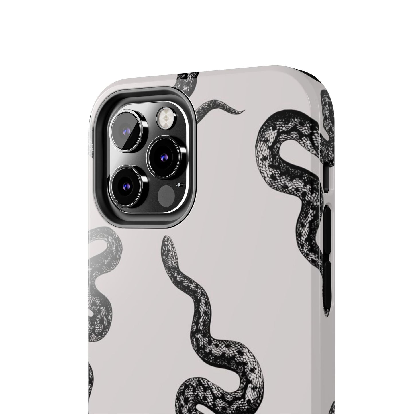 Snake Print Aesthetic Glossy Phone Case