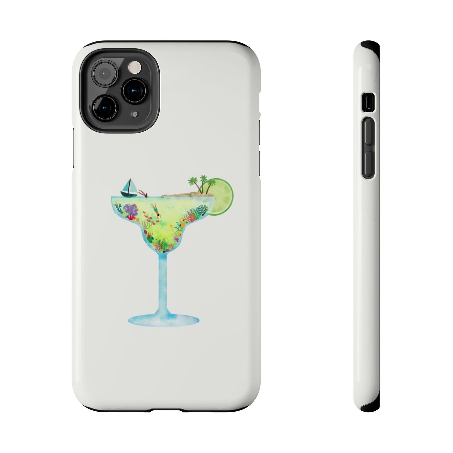 Glossy Phone Case, Summer Phone Case, Cute, Glossy Phone Case, Coastal Summer