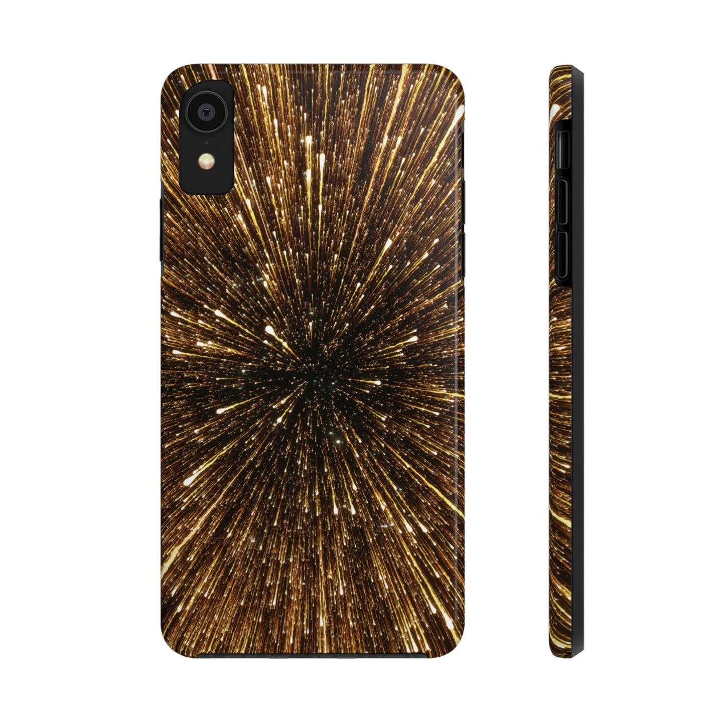 Star Burst Gold Galaxy Phone Case