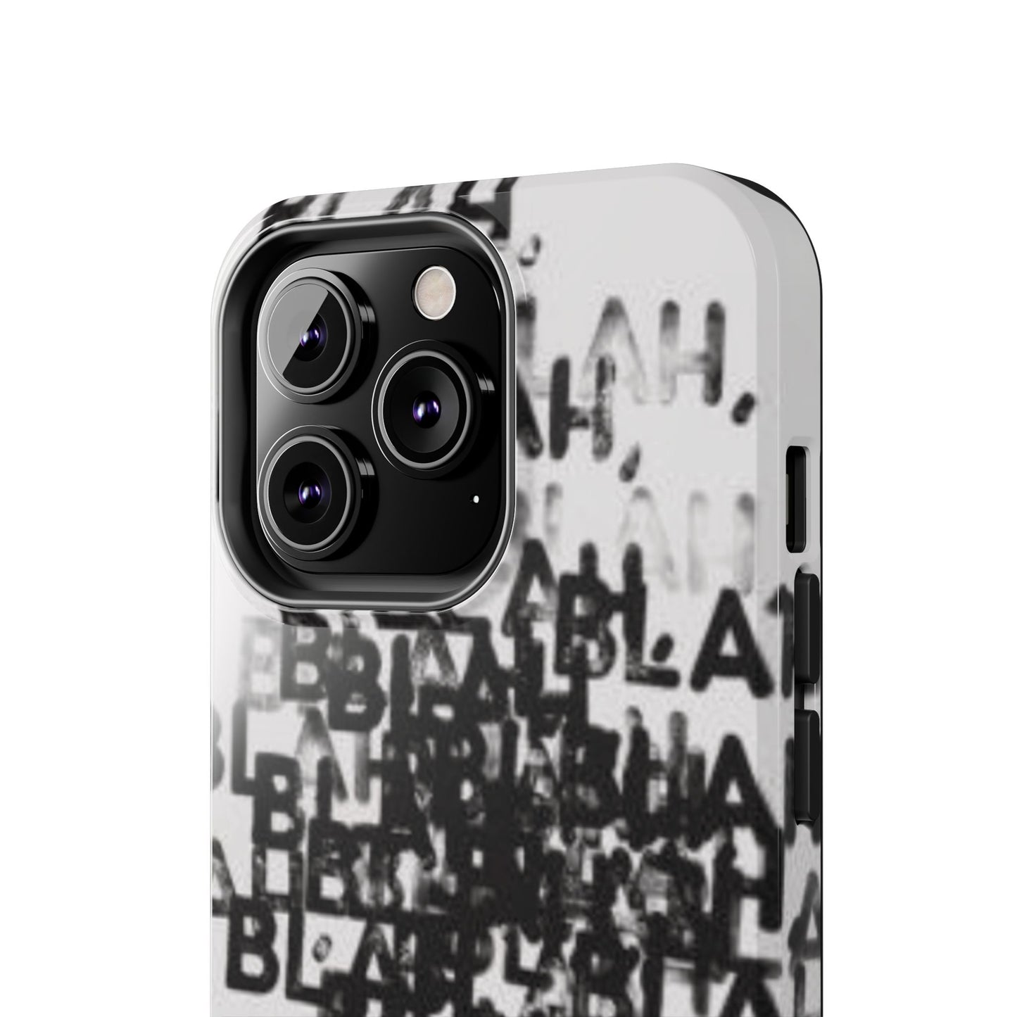 Blah Blah Blah Print Phone Case