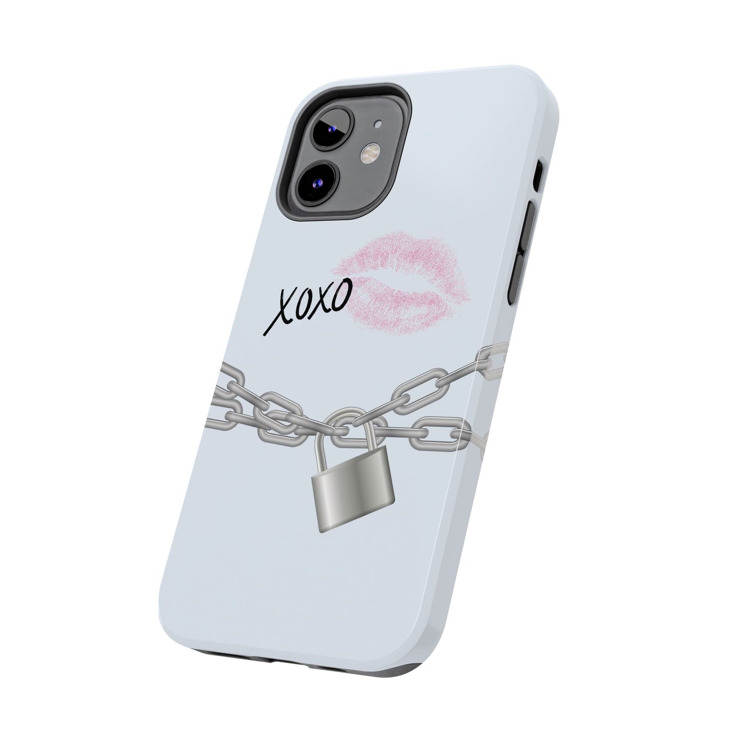 XOXO Love Lock Phone Case - Aesthetic Y2K Girly Style