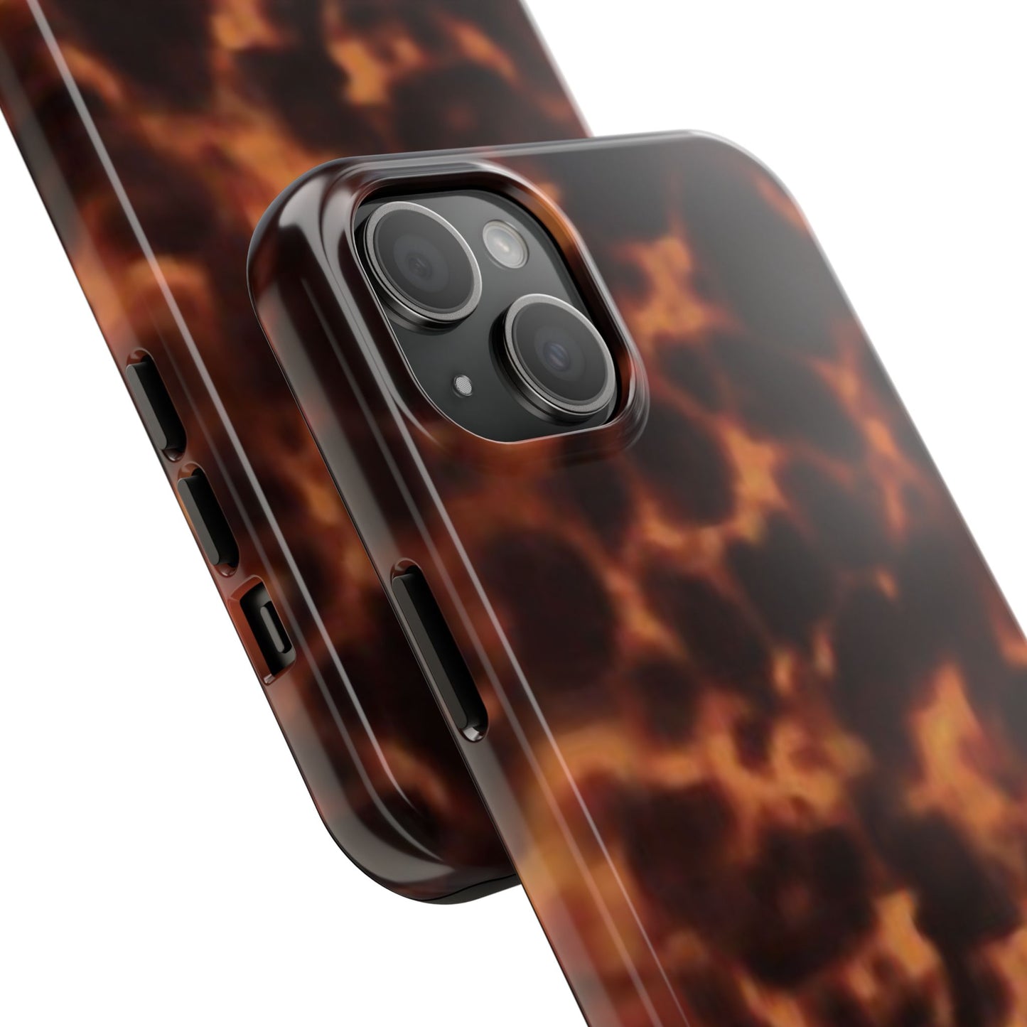 Tortoise Shell Glossy Phone Case,  Cool Girl Aesthetic