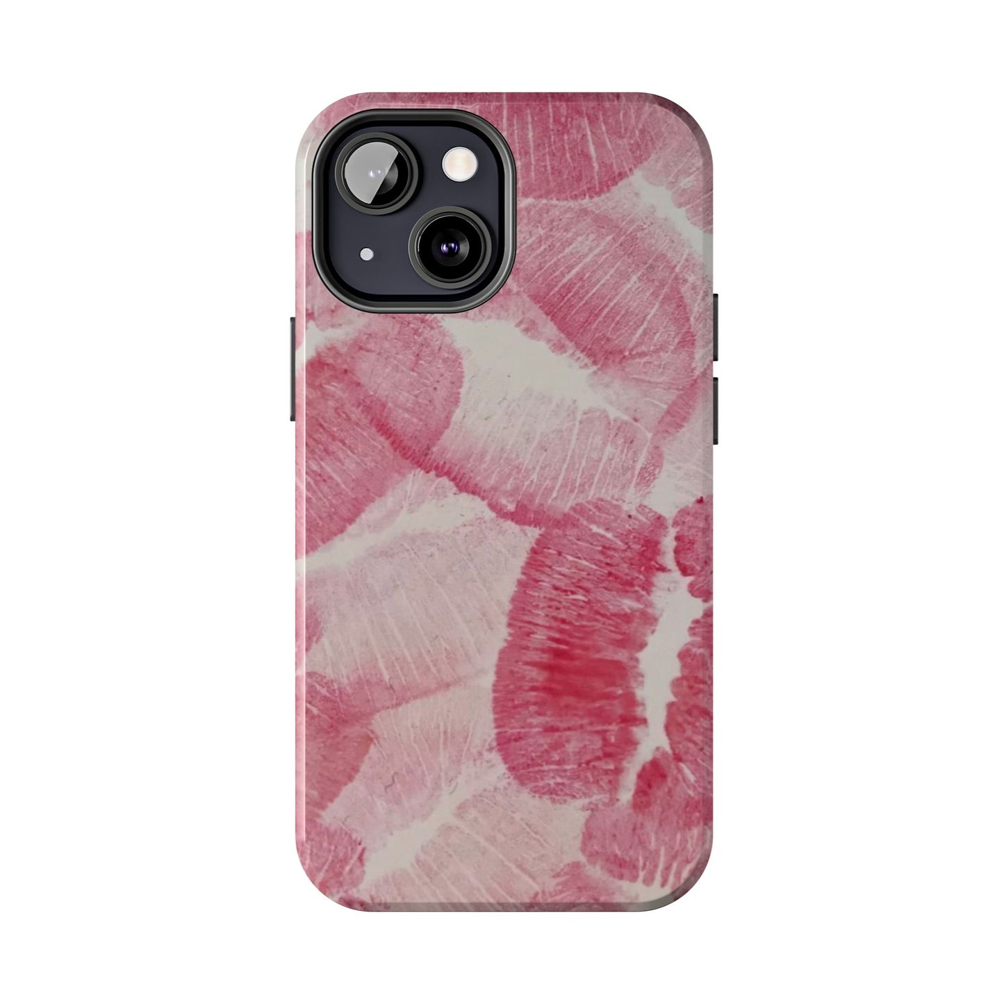 Pink Kiss Lipstick Fashion Aesthetic Glossy Phone Case