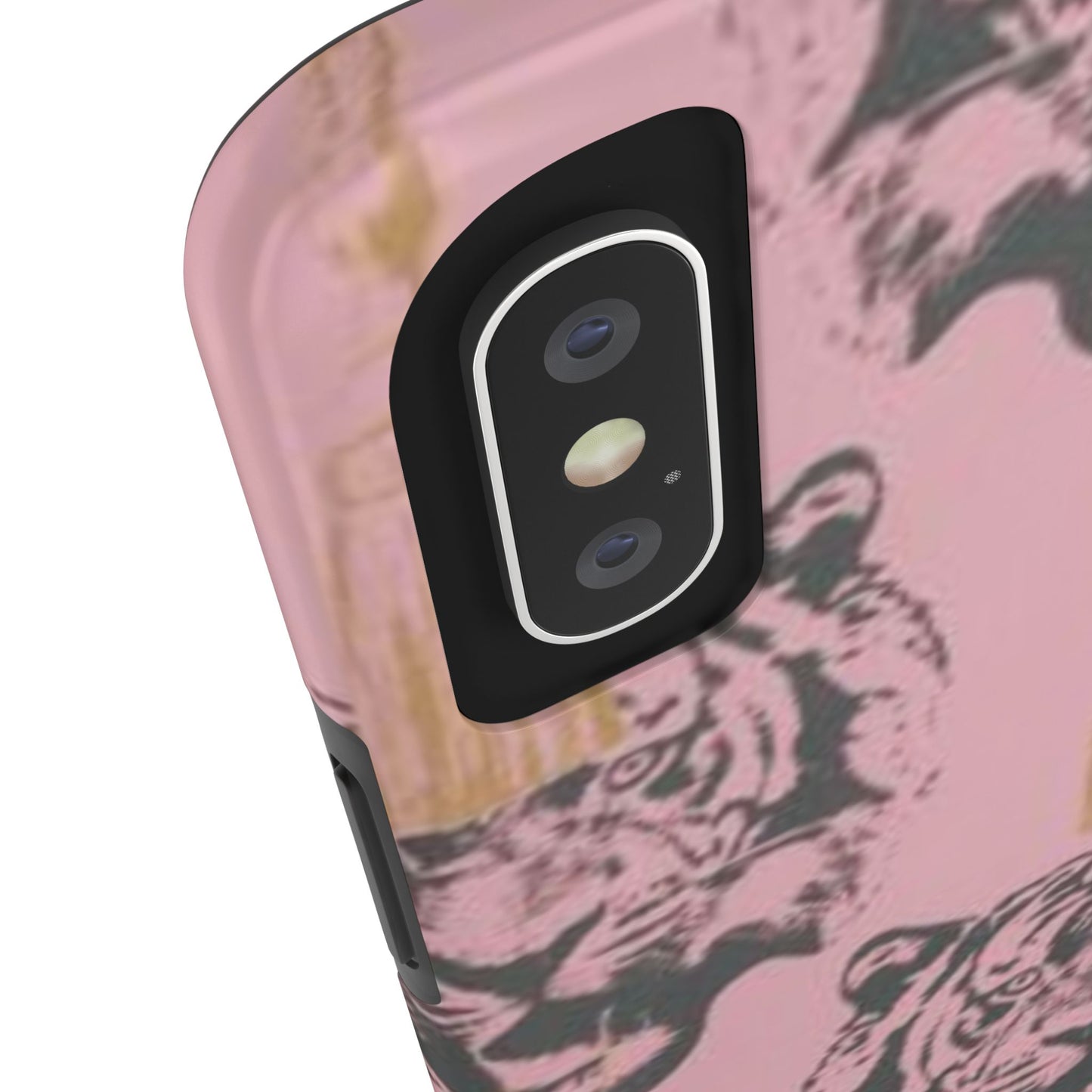 Pink Tiger Print Fashion Phone Case