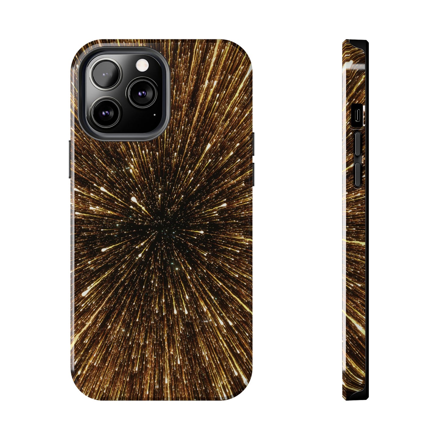 Star Burst Gold Galaxy Phone Case