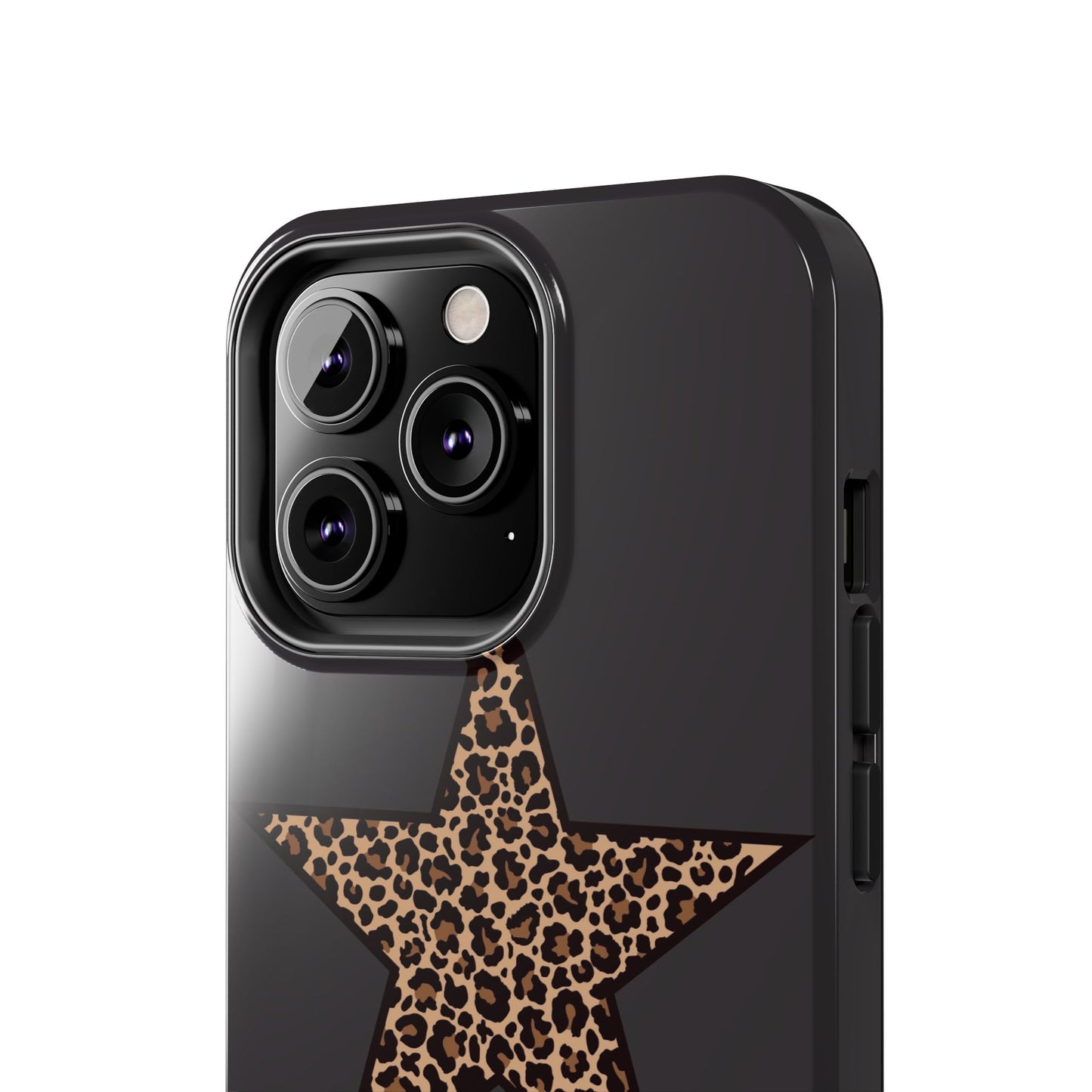 Cheetah Print Star Scandi Style Phone Case