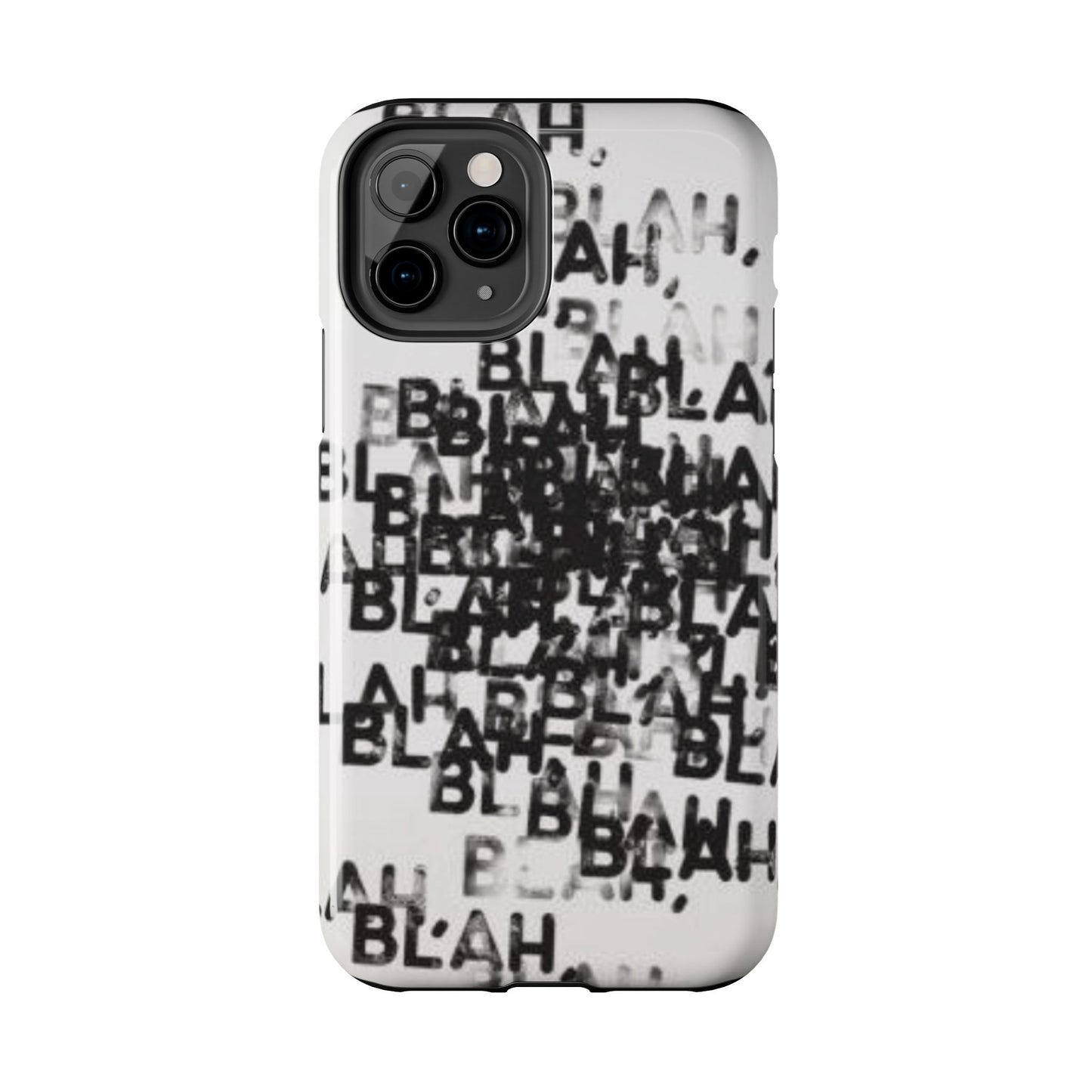 Blah Blah Blah Print Phone Case