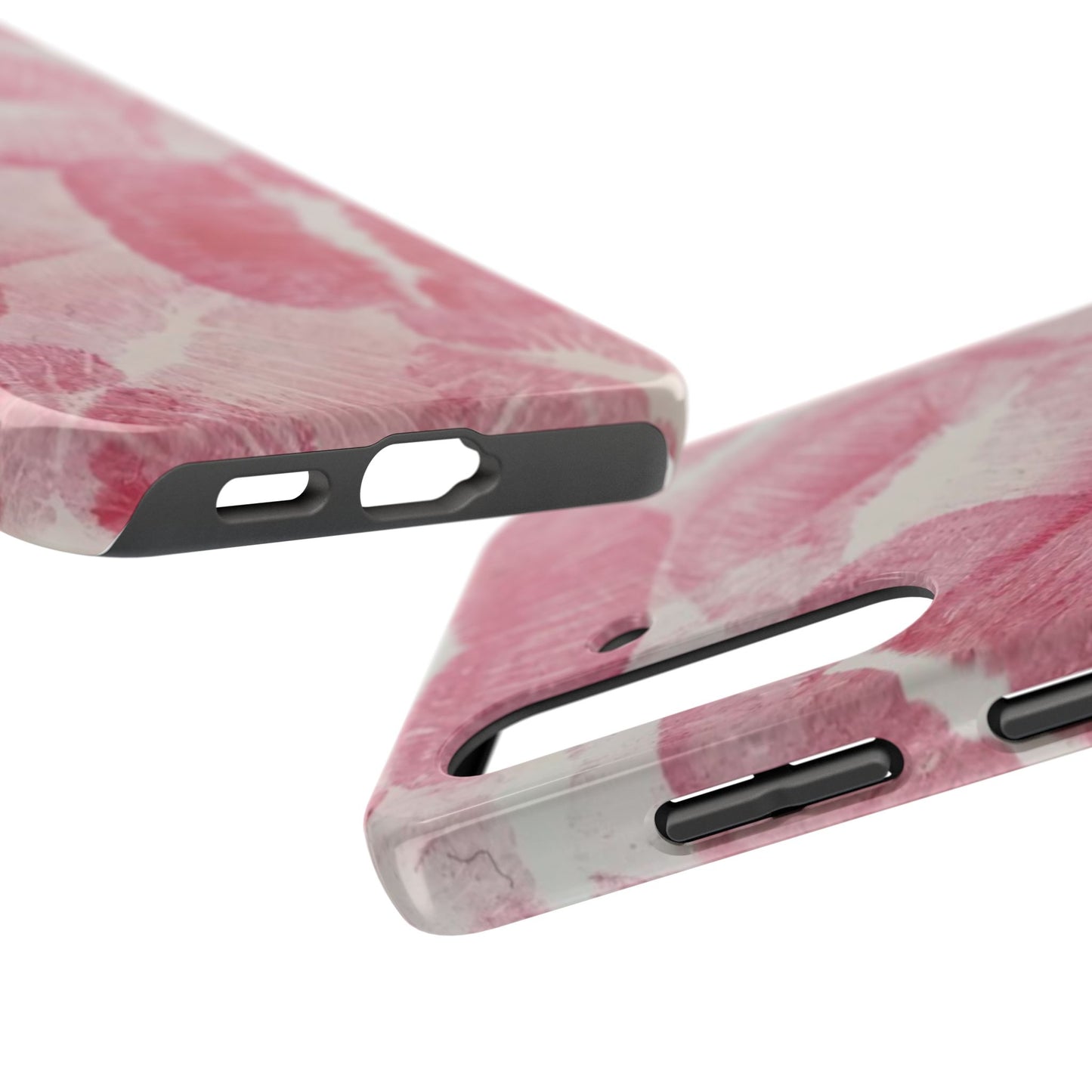 Pink Kiss Lipstick Fashion Aesthetic Glossy Phone Case