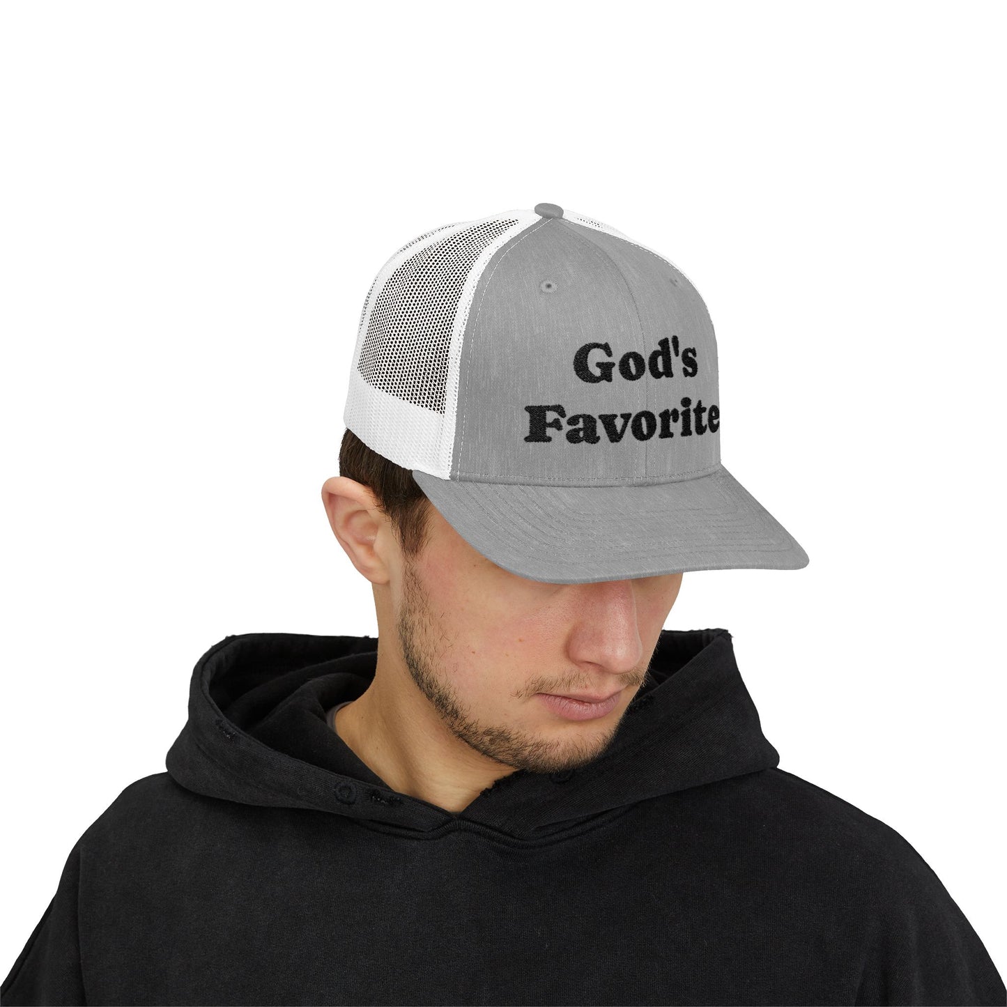God's Favorite Snapback Trucker Cap | Stylish Hat for Everyday Wear, Gift for Him/Her, Casual Accessory, Trendy Cap