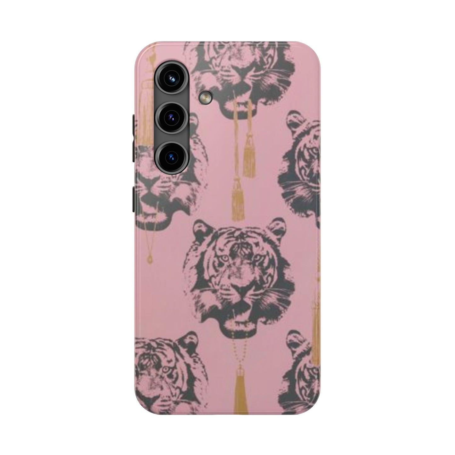Pink Tiger Print Fashion Phone Case