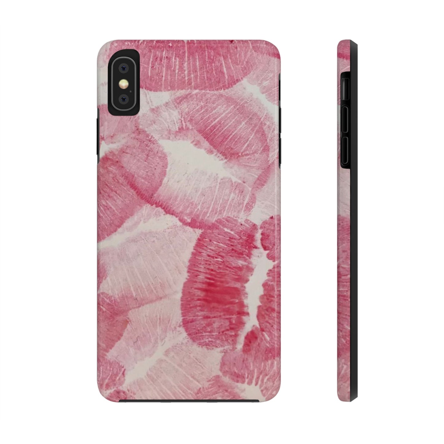 Pink Kiss Lipstick Fashion Aesthetic Glossy Phone Case