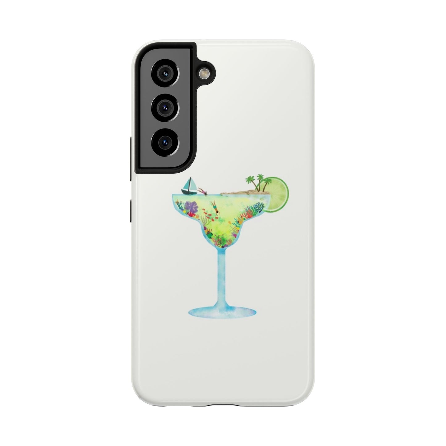 Glossy Phone Case, Summer Phone Case, Cute, Glossy Phone Case, Coastal Summer