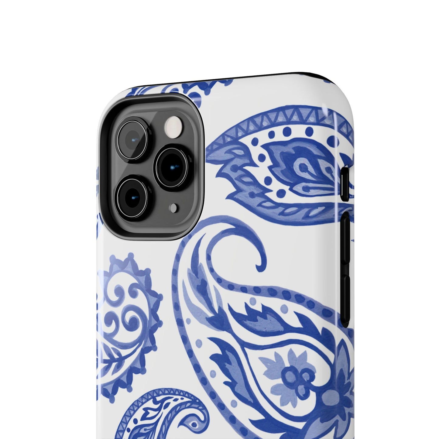 Paisley Blue and White phone case
